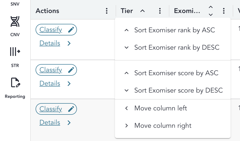 sort-exomiser